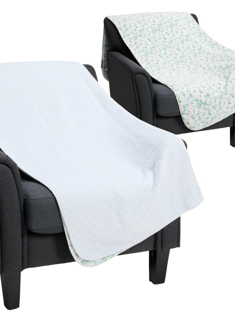 HUNTER Reversible Printed Plush Throw Blanket - 600 gsm, 50x70"